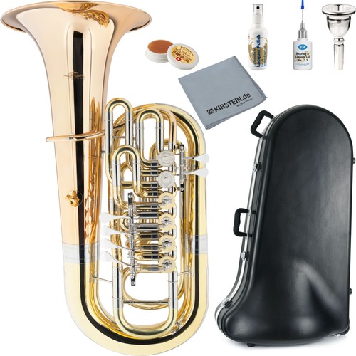 Tuba bass lackiert ventile - tuba, 6