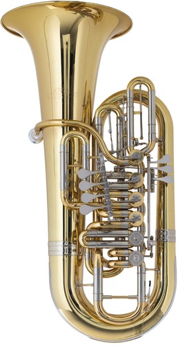 Lackierte tuba mit - f, 6